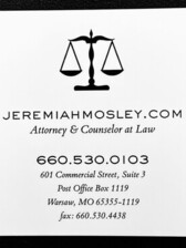 Jeremiah Alan Mosley, experienced Business, Elder Law attorney in Warsaw, MO with 0 reviews